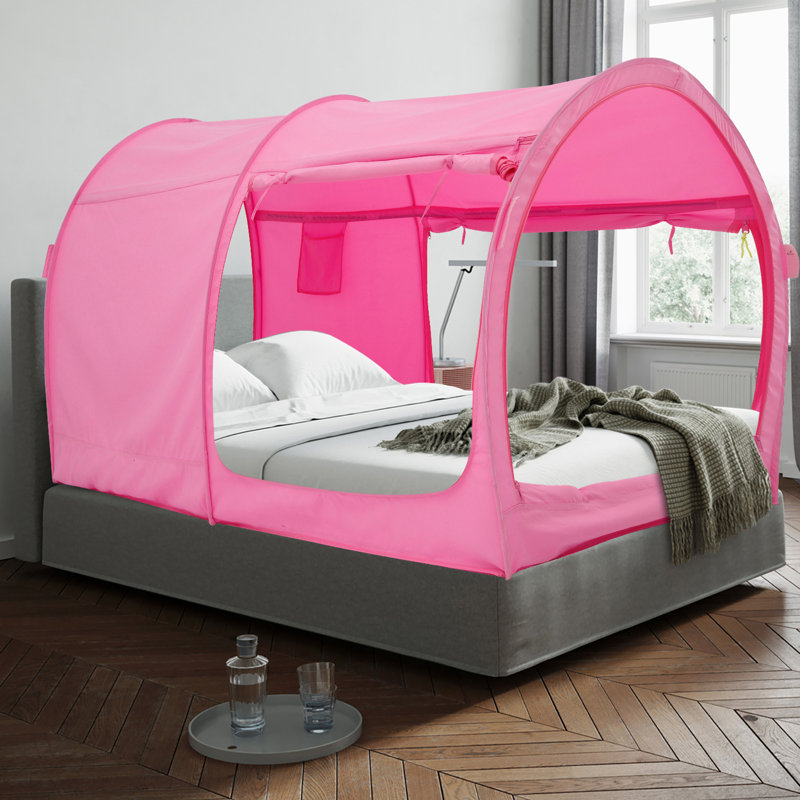 Alvantor Portable Polyester Zipper Bed Canopy Privacy Space Reviews Wayfair Canada